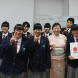 【学校支援】福島県郡山市立安積第二中学校　修学旅行生の訪問学習がありました。