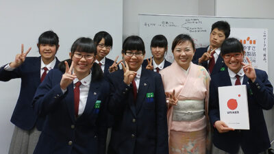 【学校支援】福島県郡山市立安積第二中学校　修学旅行生の訪問学習がありました。