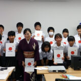 【学校支援】山形県高畠町立第三中学校2年生が修学旅行のプログラムで訪問