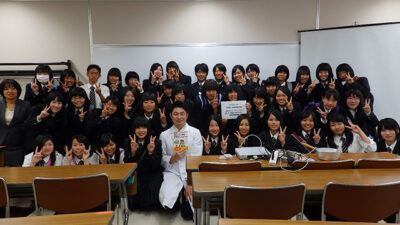 【広島県立総合技術高等学校】修学旅行生がジツケン訪問