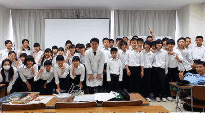 【岐阜市立境川中学校】修学旅行生がジツケン訪問