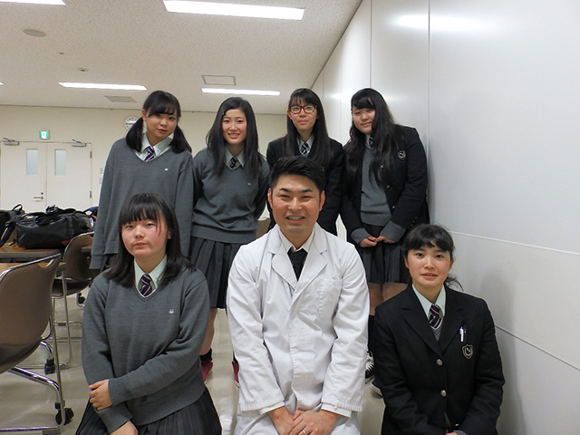 北海道北広島西高等学校修学旅行生がジツケン訪問
