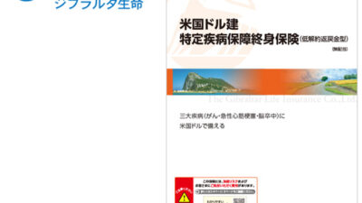 「実利用者ユニバーサルデザイン」認証をジブラルタ生命保険株式会社の「米国ドル建特定疾病保障終身保険（低解約返戻金型）」商品パンフレットが取得